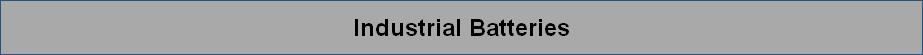 Industrial Batteries